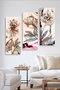 Wallity Cuadro Decorativo de MDF Multicolor (3 Piezas)